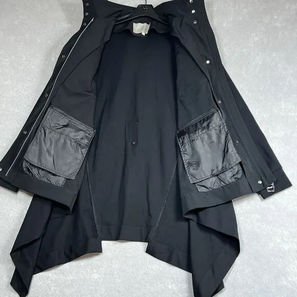 Anatomie Jacket Women’s Size Medium Black Jacket Hooded Pockets Long Sleeve - Picture 10 of 12